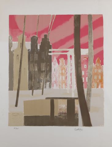 Bernard Cathelin (1919-2004) Neige à Amsterdam