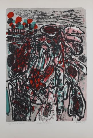 Corneille (1922-2010) Le Désert fleuri