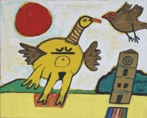Corneille (1922-2010) Oiseaux