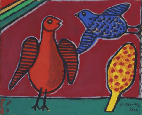 Corneille (1922-2010) Oiseaux