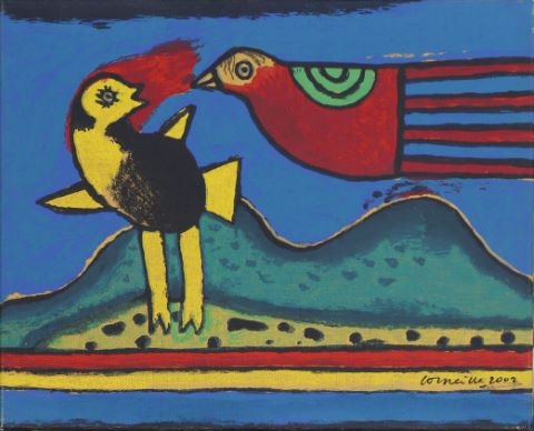 Corneille (1922-2010) Oiseaux