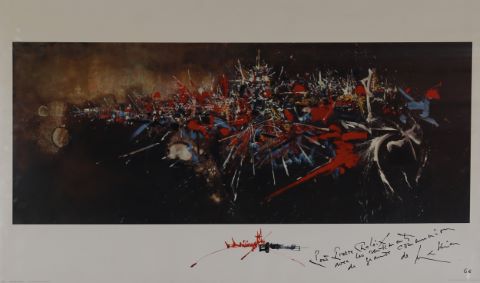 Affiche dédicacée