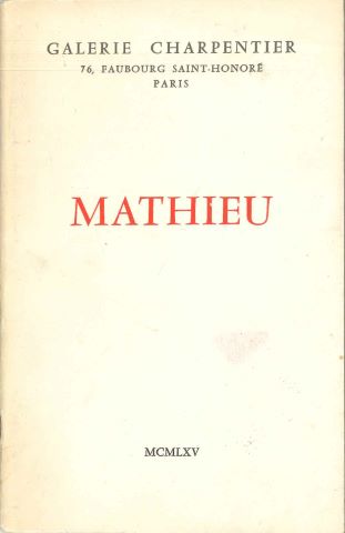 Georges Mathieu (1921-2012) Composition