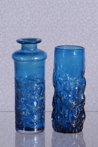 Murano Ensemble d'un vase et d'une bouteille