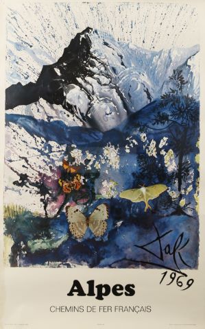 Ensemble de 7 affiche SNCF