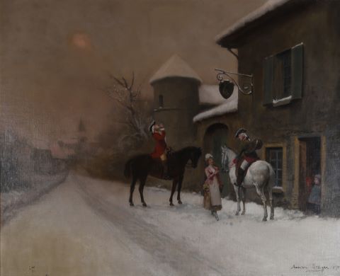 Théodore Lévigne (1848-1912) Arrivée...