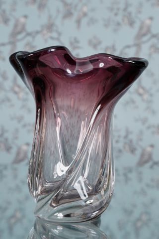 Manufacture de Vannes Vase quadrilobé bicolore