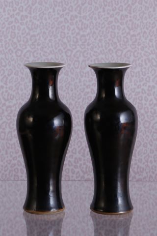 Paire de vases balustre