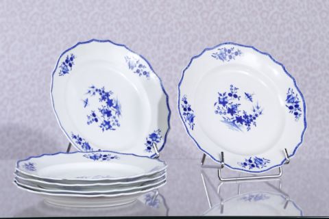 Tournai Suite de 6 assiettes