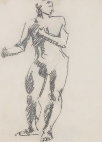 Femme nue debout