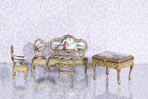 Mobilier de salon miniature