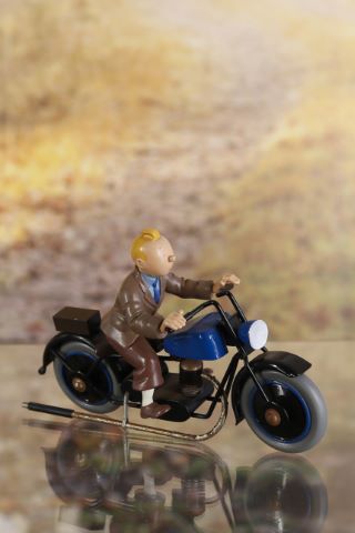 La Moto bleue