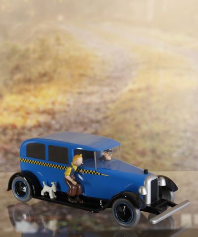 Michel Aroutcheff (né en 1946) Taxi bleu