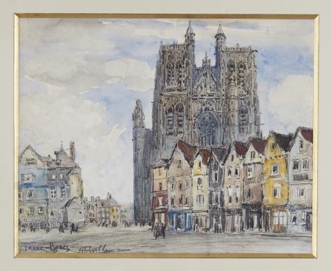Frank Boggs (1855-1926) La cathédrale d’Abbeville