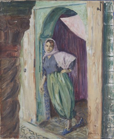 Maurice Bouviolle (1893-1971) Femme à la cigarette