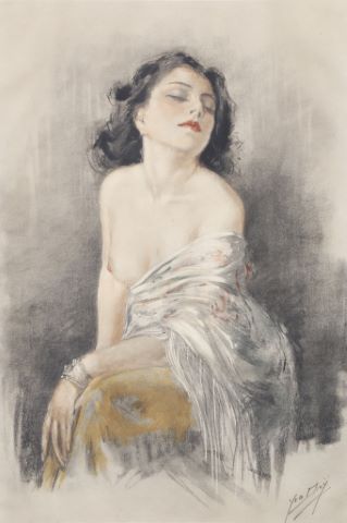 Femme au sein nu