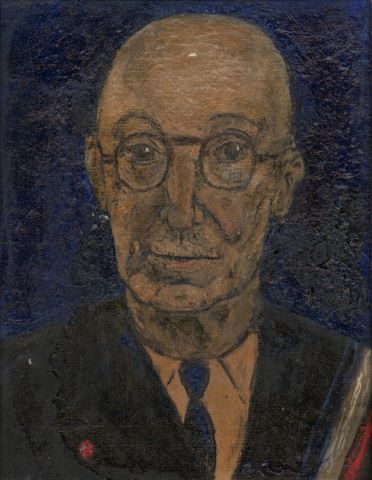 Portrait d’homme à l’écharpe tricolore
