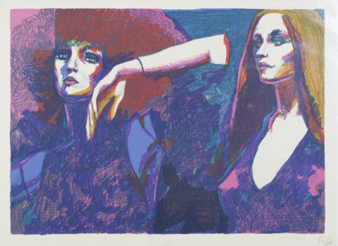 John Hardy (né en 1923) Deux femmes