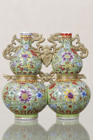 Double vase gourde