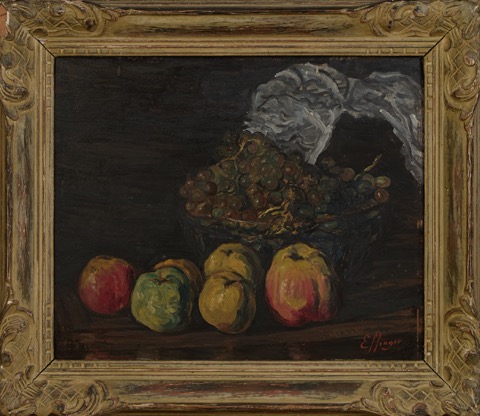 Nature morte aux pommes et aux raisins