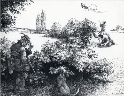 Scène de chasse, Chasse & pêche