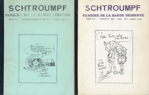 Schtroumpf ronéotypés n°1, 2, 3/4 et 5/6