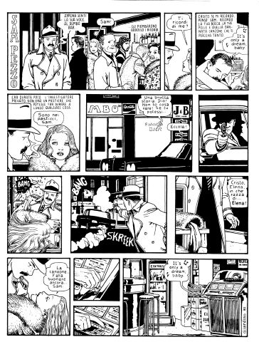 Les Enquêtes de Sam Pezzo, Juke Box, planche