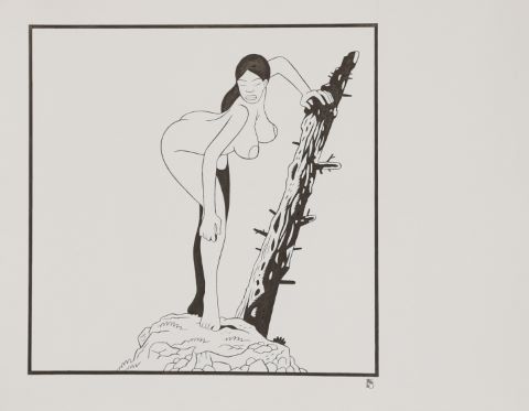 Brüno (né en 1975) Pornopia, nu féminin
