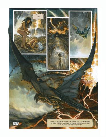 Juan Gimenez (né en 1943) Moi Dragon, planche 92