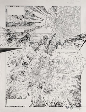 Philippe Druillet (né en 1944) Delirius, planche...