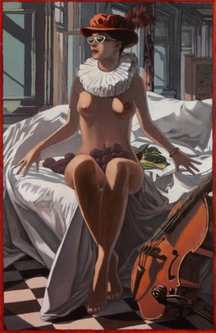 Miles Hyman (né en 1962) Triomphe aux Figues