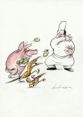 Jean-Pierre Desclozeaux (né en 1938) Gastronomie