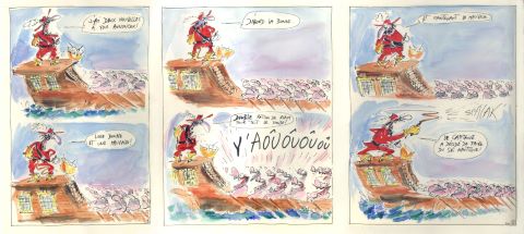 La Galère (trois planches)