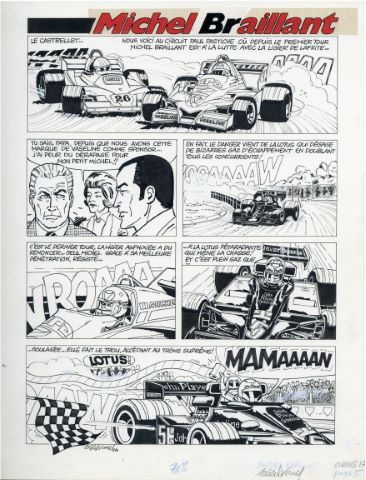 Roger Brunel (né en 1944) Pastiches 1, Michel...