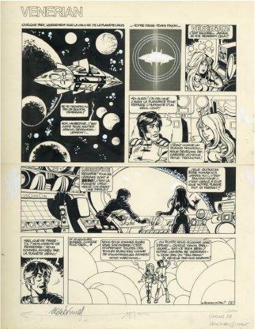 Pastiches 1 Vénérian d'après Valérian de Jean-Claude Mézières, paru dans…
