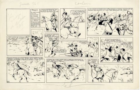 René Giffey (1884-1965) Les Assiégés de Médine,...