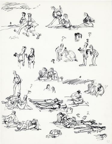 Claire Brétécher (né en 1940) Les Frustrés