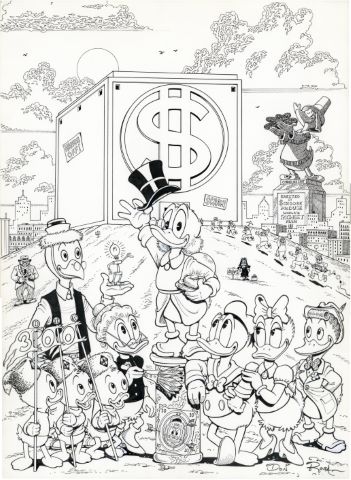 DuckBurg Cast, la généalogie de Picsou