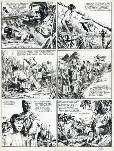 Fils de Chine, publié dans Vaillant, planche 293-13