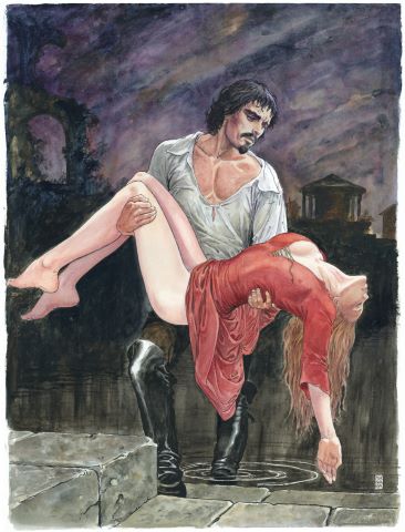 Milo Manara (né en 1945) Caravage