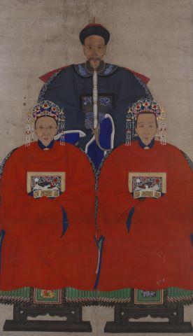 Important portrait d'ancêtres
