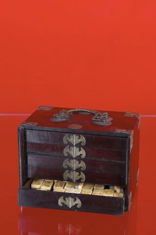 Coffre à jeux de Majhong