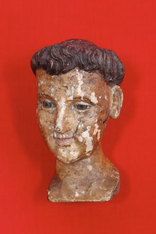 Tête d’un jeune saint moine