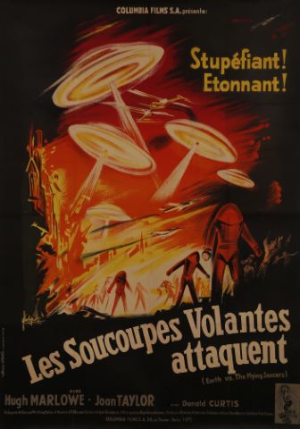 Affiche du film Les Soucoupes volantes attaquent