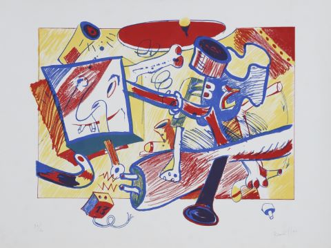 Bernard Rancillac (né en 1931) Composition