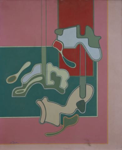 Angelo Dona (né en 1939) Composition rose