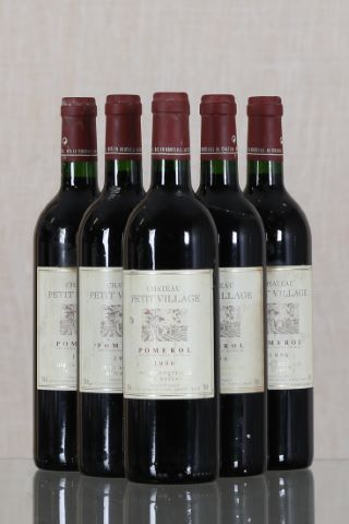 Château Petit Village, Pomerol Ensemble de 6...