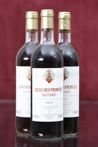 Clos des Princes, Sauternes 3 bouteilles