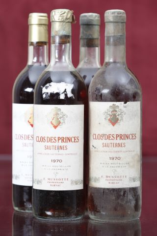 Clos des Princes, Sauternes 4 bouteilles