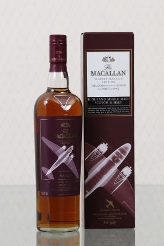 Macallan, whisky 1 bouteille propeller plane